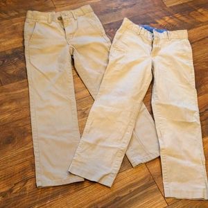 2 pair of boys dress slacks